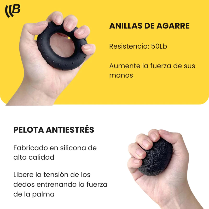 Kit de refuerzo ajustable para dedos y antebrazos