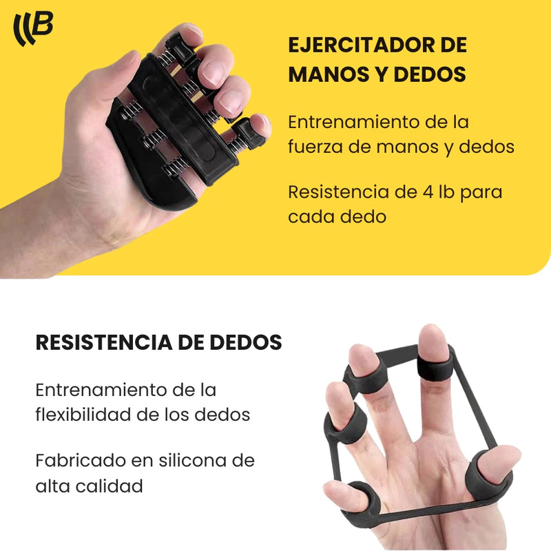 Kit de refuerzo ajustable para dedos y antebrazos