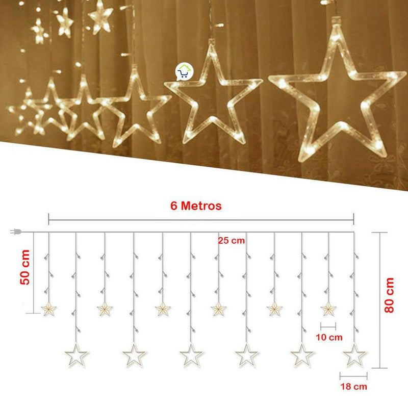 Extensión de Luces LED Estrella Multicolor 2095 - Libre Mujer